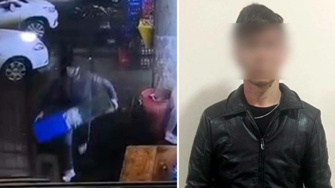 В Ташкенте 20-летний парень украл ящик для пожертвований — видео